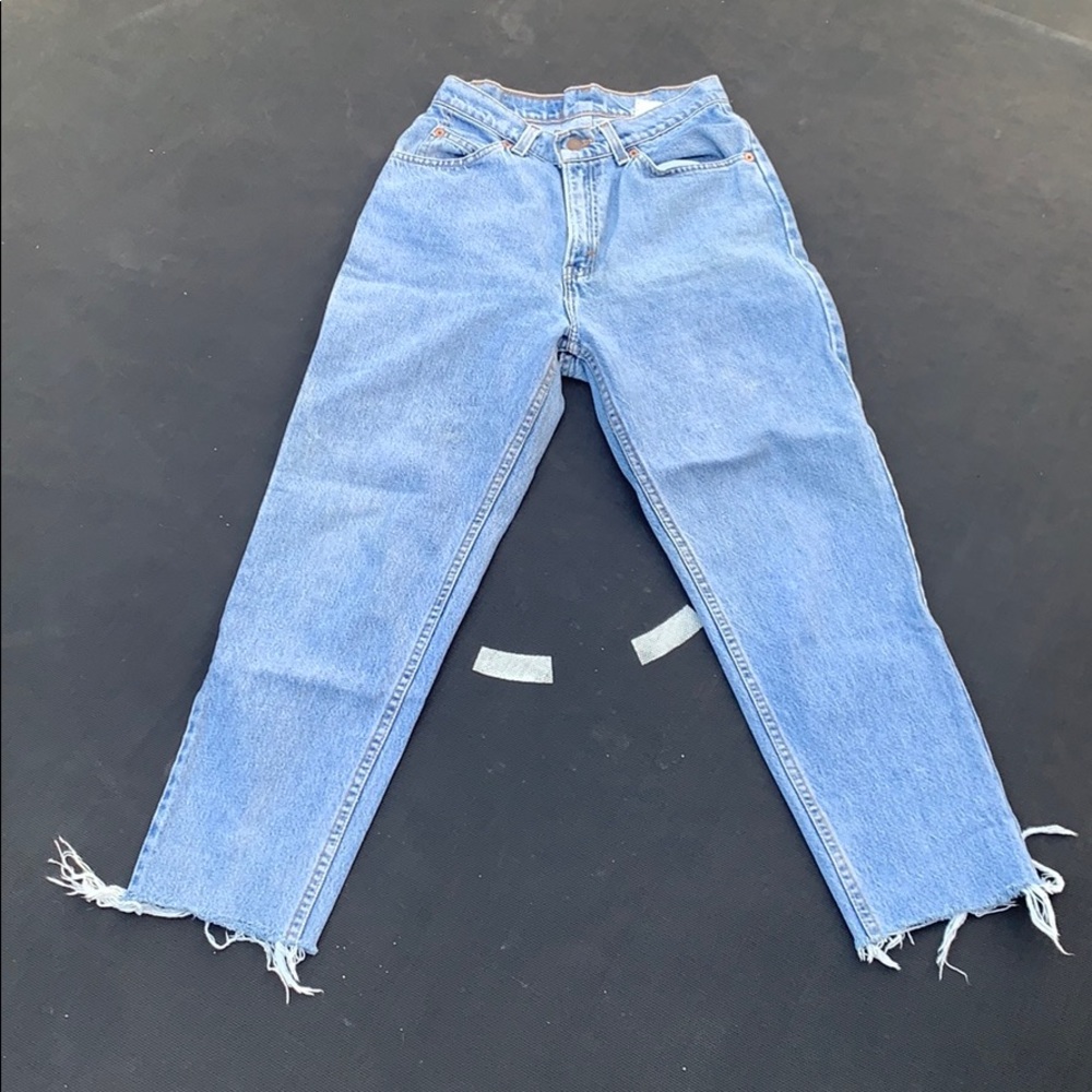 Vintage high waisted orange tab 912 Levi’s